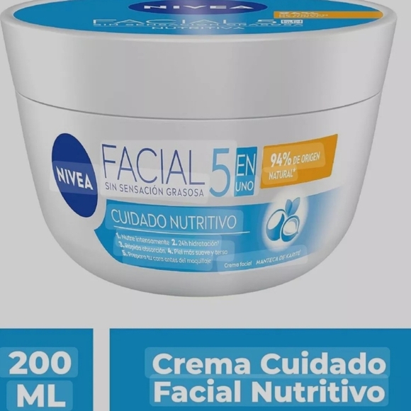 Nivea Cuidado Facial Nutritivo – Deep Hydration and Gentle Care, 200 mL - Picture 2 of 2